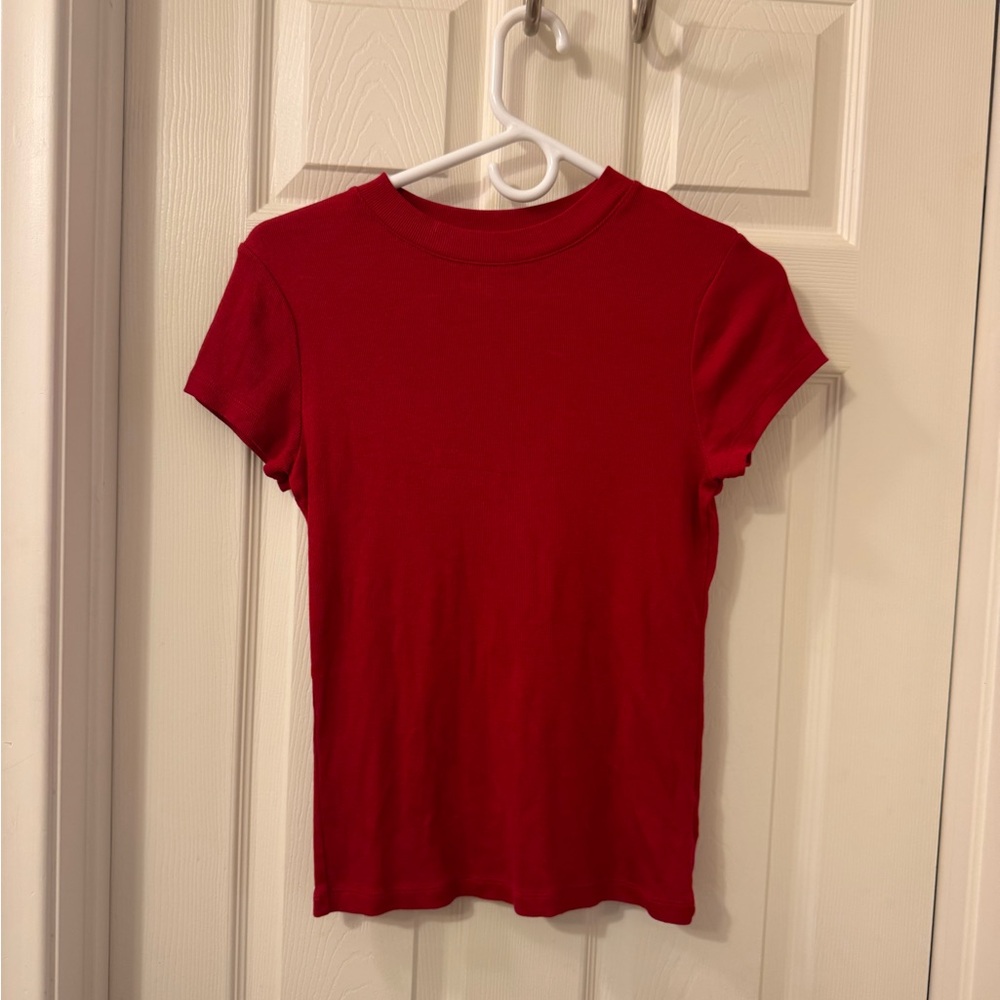 NWOT Red Short Sleeve Tee